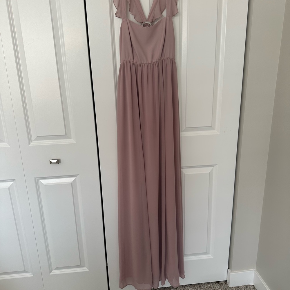 Show Me Your MuMu Mauve Wedding Dress
